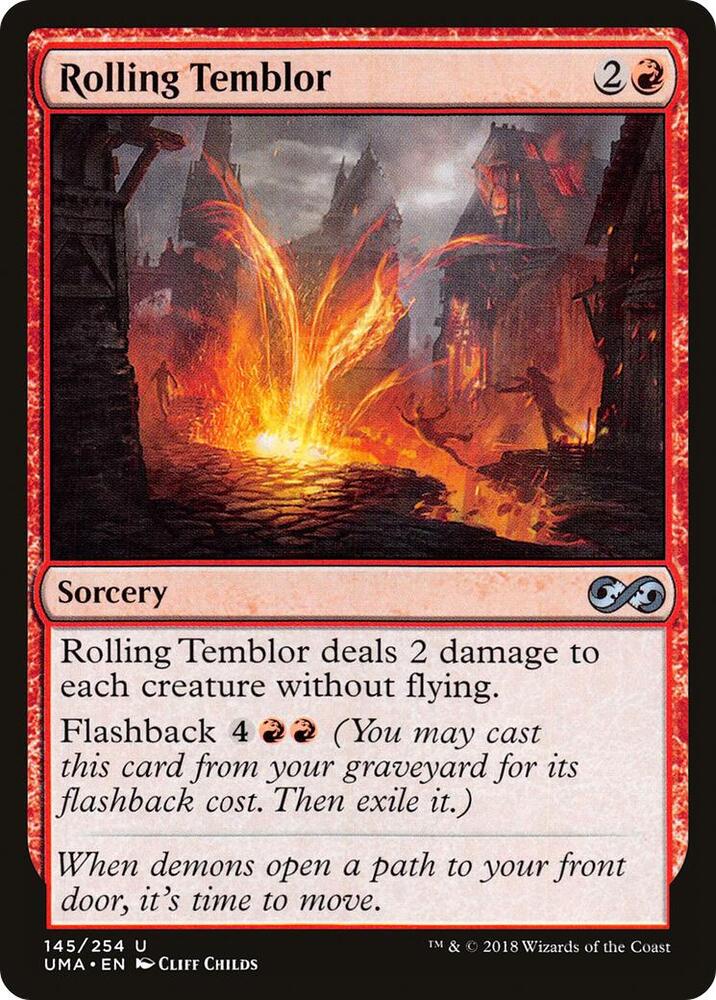 Rolling Temblor 145 card