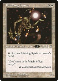 Blinking Spirit (1st Place) (Arena League) - Oversize Cards - Magic: The Gathering card