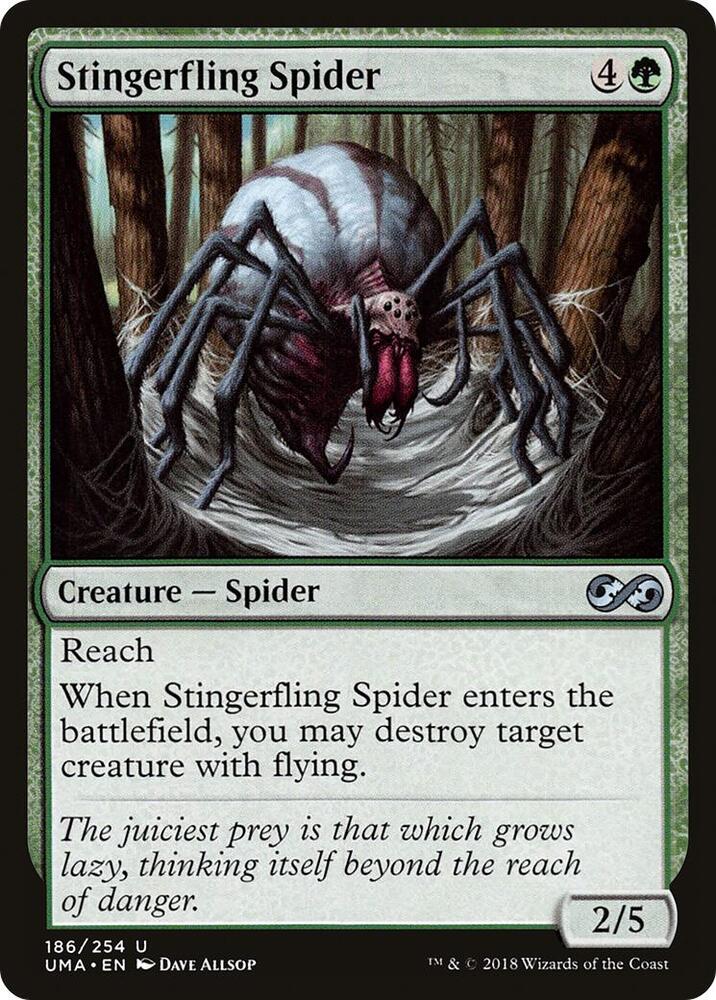 Stingerfling Spider 186 card