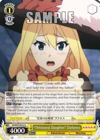 "Aristocrat Daughter" Darkness