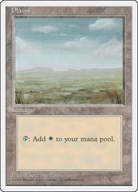 Plains (C) - Fourth Edition - Magic: The Gathering card