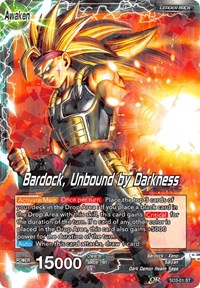 The Masked Saiyan // Bardock, Unbound by Darkness (2018 Big Card Pack) card art