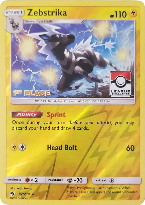 Zebstrika - 82/214 (League Challenge) [1st Place] 082/214 from League & Championship Cards