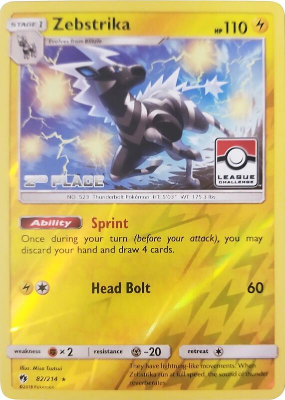 Zebstrika - 82/214 (League Challenge) [2nd Place] 082/214 from League & Championship Cards