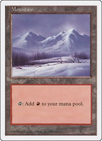 Mountain (442) - Fifth Edition - Magic: The Gathering card