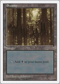 Swamp (438) - Fifth Edition - Magic: The Gathering card