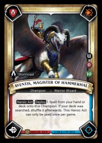 Aventis, Magister of Hammerhal (Unclaimed)