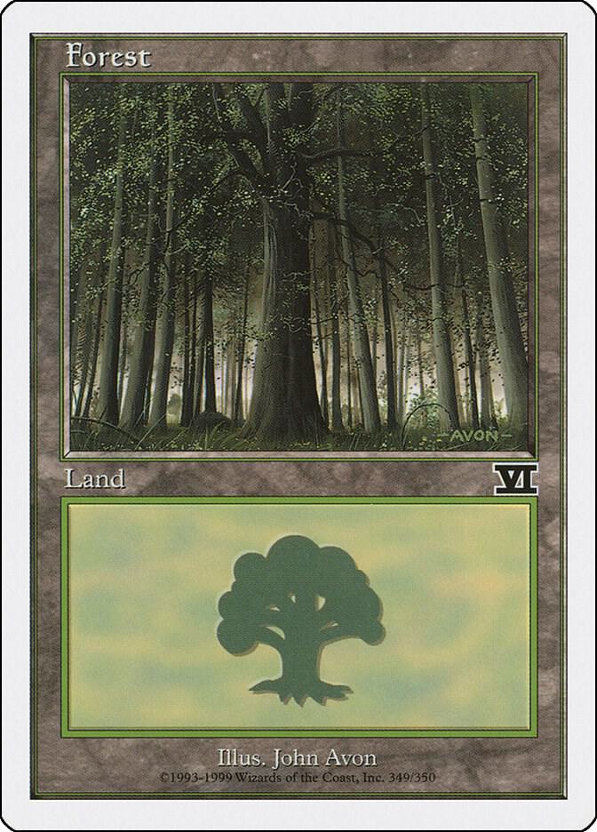 Forest (349) - Classic Sixth Edition - Magic: The Gathering