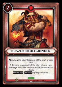 Brazen Skullgrinder (Claimed)