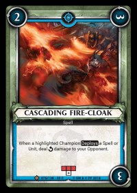 Cascading Fire-Cloak (Unclaimed)