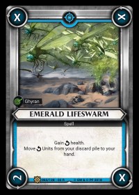 Emerald Lifeswarm (Claimed) - Warhammer Age of Sigmar Champions TCG Wave 2 - Onslaught trading card