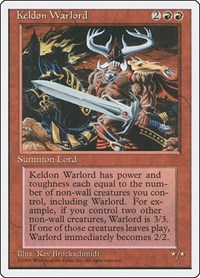 Keldon Warlord (Fourth Edition)