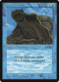 Giant Tortoise (Light) - Arabian Nights - Magic: The Gathering card