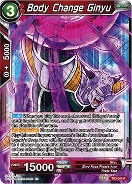 Body Change Ginyu #TB3-006 — Clash of Fates