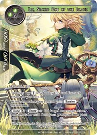 Liz, Sealed God of the Island (Full Art) - Force of Will The Strangers of New Valhalla trading card