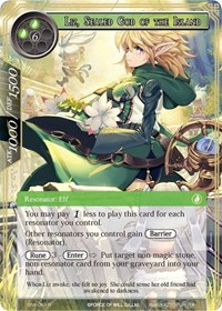 Liz, Sealed God of the Island - Force of Will The Strangers of New Valhalla trading card