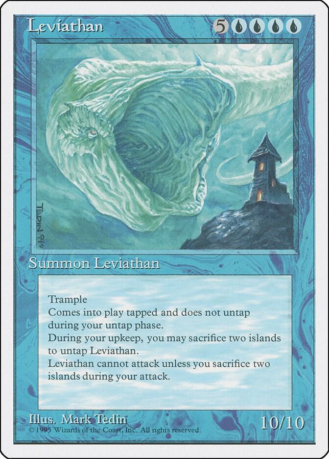新品未使用／2013年購入／Turning Point Leviathan4β Leviathan - Fourth Edition - Magic: The Gathering