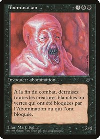 Abomination (French) - Renaissance - Magic: The Gathering card