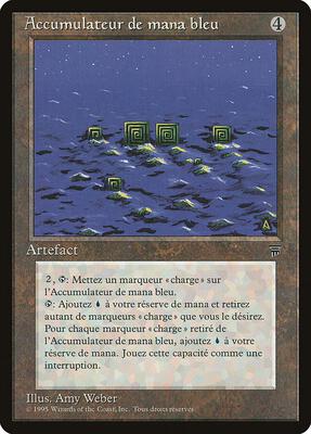 Blue Mana Battery (French) - "Accumulateur de mana bleu"