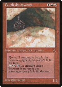 Cave People (French) - "Peuple des cavernes" - Renaissance - Magic: The Gathering card