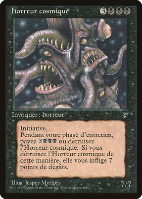 Cosmic Horror (French) - "horreur cosmique"