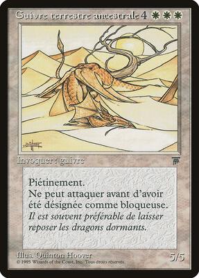 Elder Land Wurm (French) - "Guivre terrestre ancestorale"