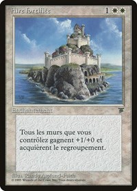 Fortified Area (French) - "Aire fortifiee" - Renaissance - Magic: The Gathering card