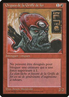 Ironclaw Orcs (French) - "Orques de la Griffe de fer"