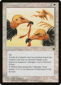 Osai Vultures (French) - "Vautours d'Osai" - Renaissance - Magic: The Gathering card