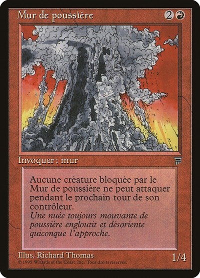 Wall of Dust French Mur de poussiere