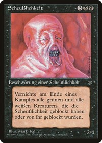 Abomination (German) - "ScheuBlichkeit"