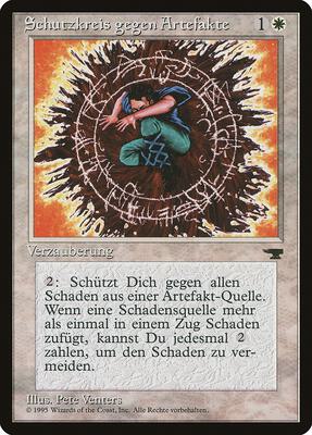 Circle of Protection: Artifacts (German) - "Schutzkreis gegen Artefakte"