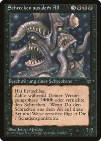 Cosmic Horror (German) - "Schrecken aus dem All" - Renaissance - Magic: The Gathering card