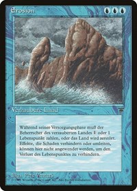 Erosion (German) - Renaissance - Magic: The Gathering card