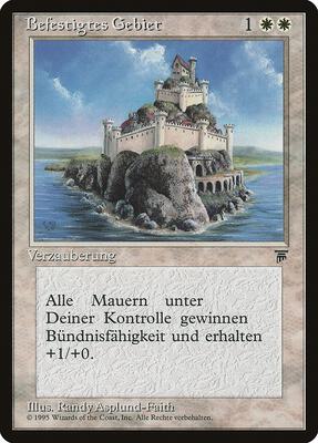 Fortified Area (German) - "Befestigtes Gebiet"