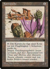Grapeshot Catapult (German) - "Kartatsche" - Renaissance - Magic: The Gathering card
