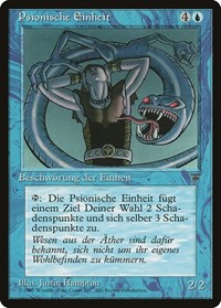 Psionic Entity (German) - "Psionische Einheit" - Renaissance - Magic: The Gathering card