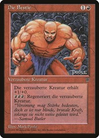The Brute (German) - "Die Bestie" - Renaissance - Magic: The Gathering card