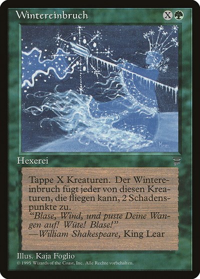 Winter Blast German Wintereinbruch