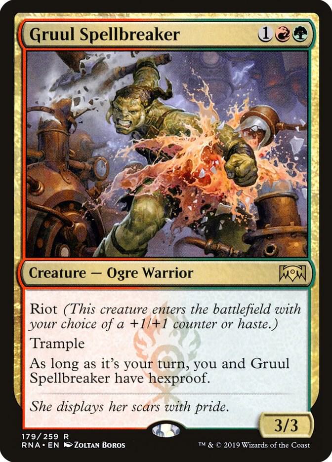 Gruul Spellbreaker - Ravnica Allegiance - Magic: The Gathering