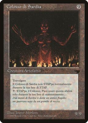 Colossus of Sardia (Italian) - "Colosso di Sardia"