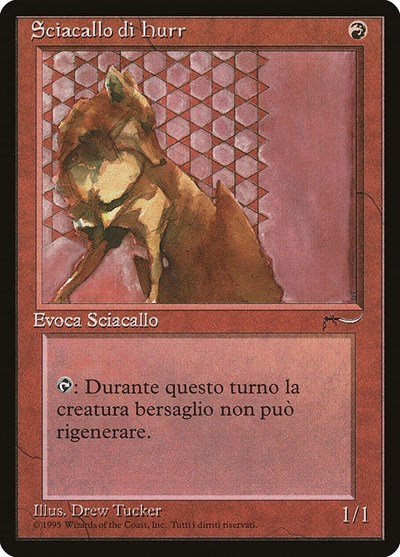 Hurr Jackal Italian Sciacallo di hurr