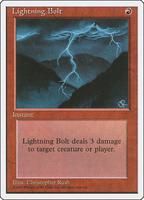 Lightning Bolt - Fourth Edition - Magic: The Gathering - TCGplayer.com