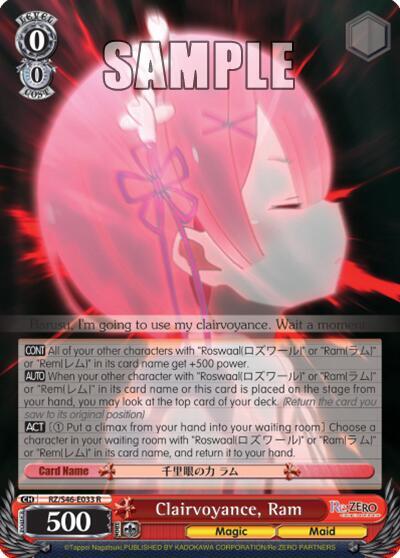 Clairvoyance, Ram
