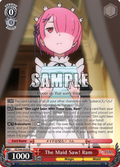 The Maid Saw! Ram