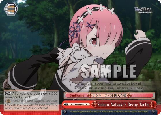 Subaru Natsuki's Decoy Tactic