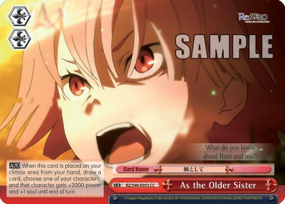 As the Older Sister
