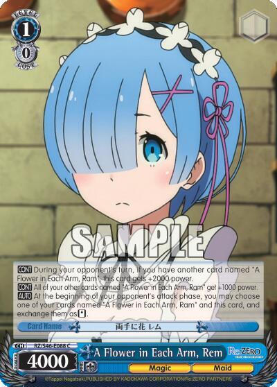 A Flower in Each Arm, Rem - Re:ZERO - Weiss Schwarz - TCGplayer.com