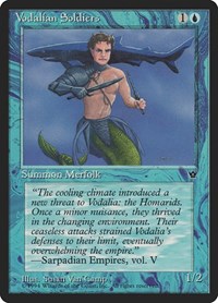 Vodalian Soldiers (Van Camp) - Fallen Empires - Magic: The Gathering card