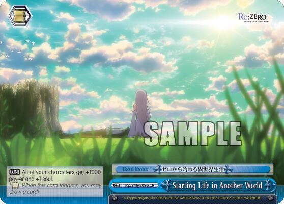Starting Life in Another World